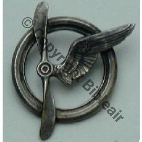 BREVET MEMBRE EQUIPAGE AVION & DIRIGEABLE No8284  SM 2Anneaux Dos lisse 92Eur06.06