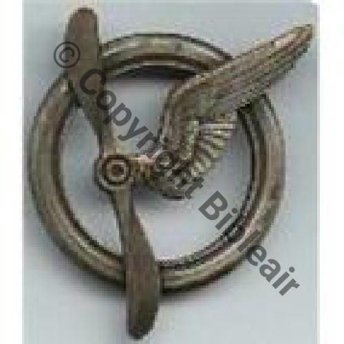 BREVET MEMBRE EQUIPAGE AVION & DIRIGEABLE NoF235  SM 2Anneaux Argent... 27Eur10.05
