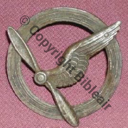 BREVET MEMBRE EQUIPAGE AVION & DIRIGEABLE Rivet sur aile 41Eur10.06 