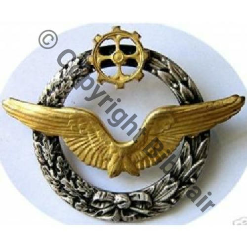 BREVET PILOTE  AEROSTATION non reglem relief et laurier 1920.30  SM Dos lisse  Laurier a droite 75Eur 04.05