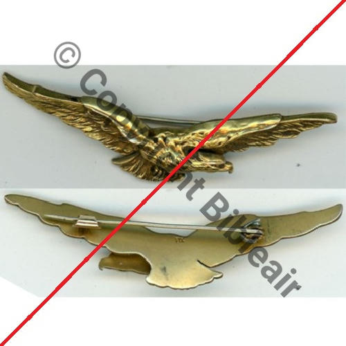 BREVET PILOTE  WW1 Avant 1916 FAUX COPIE ATTACHE NEUVE avec POINCON FIX Src.lepoiluparis 48Eur01.13 
