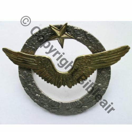 BREVET PILOTE  WW2 FAB GB Couronne plate avec chenes  Petite etoile brochee Ailes rivetee SM 2Anneaux Dos lisse 58x44mm Src.kulhman 31EurInv 