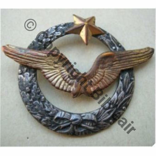 BREVET PILOTE  WW2 FAFL LONDRES NoGB.83  SM 2Anneaux Dos lisse  Etoile et Ailes Embouties Sc.gustou  356Eur10.07