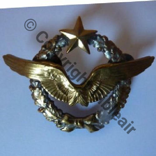 BREVET PILOTE  WW2+ 1950 No 39262  SM 2Anneaux remplaces par attach PINS Dos entierement lisse Src.majpetaf 44Eur10.12 