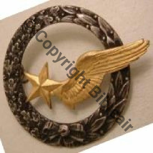 ELEVE PILOTE AVION  SM 2Anneaux Dos lisse Aile emboutie 32Eur01.07 