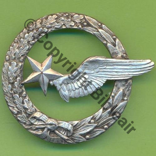 ELEVE PILOTE AVION  SM Alu ou Met leger Dos lisse 2Anneaux Sc.Y.GENTY 