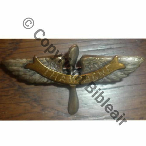 INS NON REGLEMENTAIRE  BREVET AEROSTIER BATAILLE CHAMPAGNE  SM Eping bascule 44x22mm Sc.nonnette46 61Eur04.11