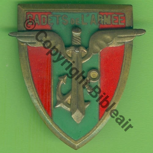 CADETS DE L.ARMEE  SM Bol Dos lisse Src.Y.GENTY 9Eur08.20 
