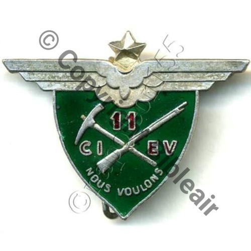 CAMP AVIAT STE LIVRADE SUR LOT 11e Cie Eng Vol Bat def passive promo EA.43 de 05.43 a 01.44  et El Pil de 45 a 47  SM Bol Dos lisse Email Sc.STELLA 78Eur09.07 