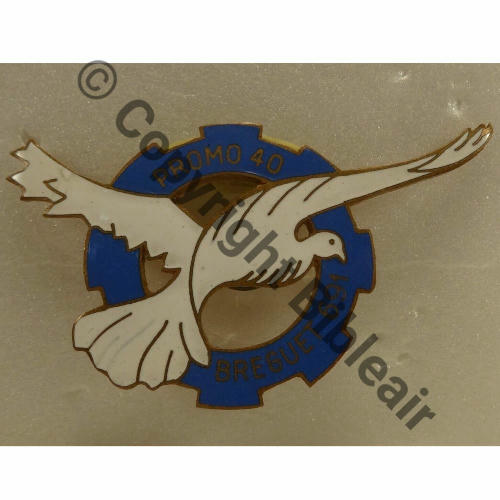PROMO 40 ROCHEFORT BREGUET.691 4eCie 6eBrig  ROCHEFORT A.AUGIS LYON Dos lisse Cde Jan 40 Archives AUGIS S&T 173 Src. 112Eur(x3)  - Copie