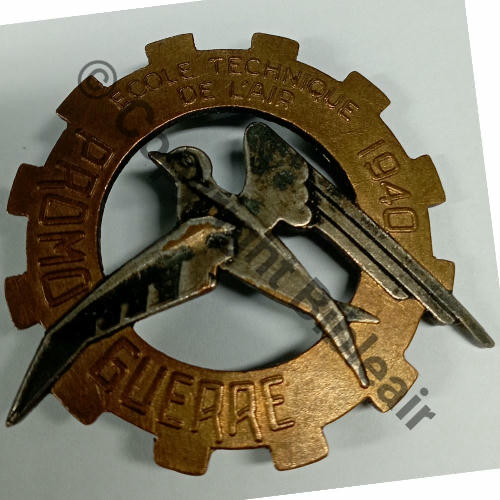 PROMO 40 ROCHEFORT PROMO GUERRE MECANICIENS 1940  A.AUGIS LYON 2Lign 2Anneaux Dos lisse Src.cycliste13 208Eur(x4) 