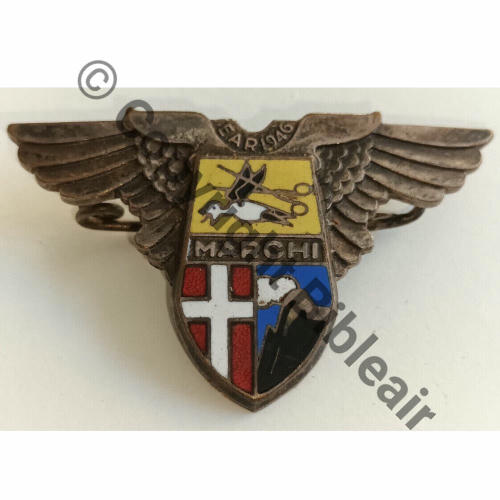 NH  EAR ECOLE ASPI RESERVE PROMO MARCHI EAR 1946 PN CHAMBERY  A.AUGIS ST.BARTH LYON 3Li Bol allonge Dos lisse irreg Src.jpv47 200EurInv 