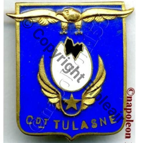PROMO CDT TULASNE A.AUGIS.LYON Grave ECOLE PILOTAGE CHATEAUROUX 1ePROMO 1945 Bol allonge Dos lisse irreg No3 Src.STELLA 183Eur03.07