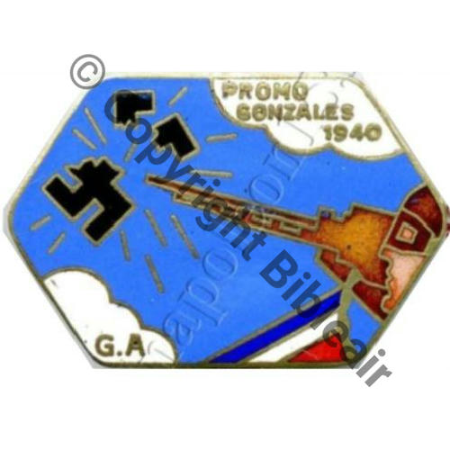 PROMO GONZALES 1940 Mitrailleurs avion BA.103 6e Cie AUGIS ST BARTH  LYON 3Lignes Bol allonge Granuleux Commande Mai40  Sc.STELLA 168Eur03.07