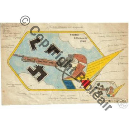 PROMO GONZALES 1940 PROJET INSIGNE Mitrailleurs avion Src.laithieu 
