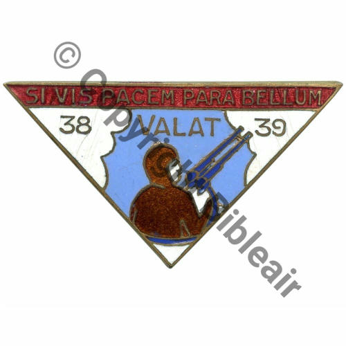 PROMO VALAT Mitrailleurs avion 38.39  SM Bol Dos lisse Src.olivier450 220EurInv 