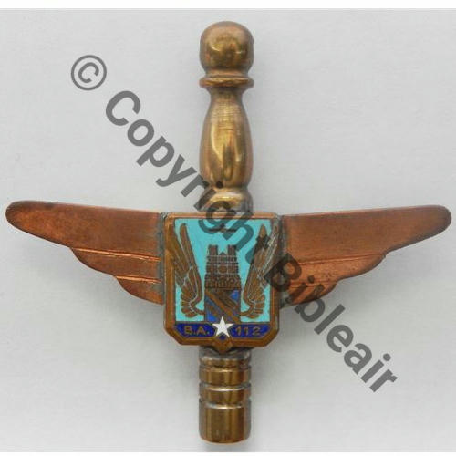INS QUILLARD BA.112 REIMS Fab LOC quille relief Dos lisse Sans attache 59mm Src.entame 23EurInv  