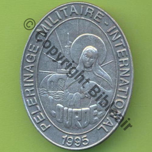 37e PMI LOURDES 1995 SM Att Bijoutier Dos lisse Sc.Y.GENTY 4Eur(x2) 