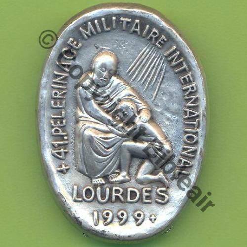 41e PMI 1999 LOURDES  SM Griffes et butees Dos scintillant Sc.Y.GENTY 6Eur(x2) 