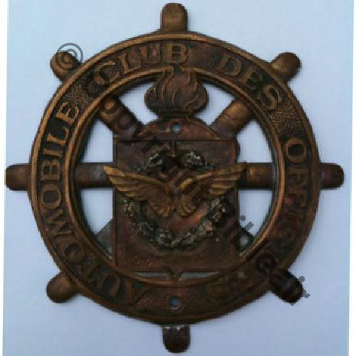 ASSOC  AUTOMOBILE CLUB DES OFFICIERS  SM Trous a coudre Dos irreg Embouti Sc.razers13380 100EurInv 