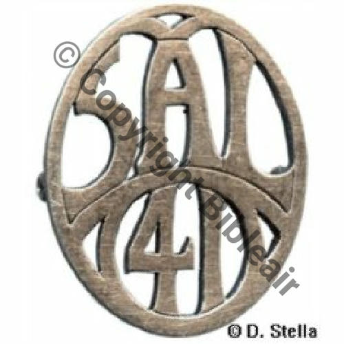041  1918 SAL.41  Fab KAUFFER 2Anneaux Dos lisse Poincon ARGENT Repris en SAL.41 1991.EMGFA & A0900 Src.STELLA via H.GUYOT 