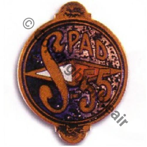 055  1915 A1492NH SPA.55 Metal grave et peint  Sc.BARTLETT 
