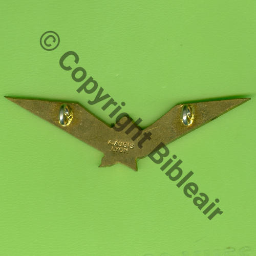 185e Cie AEROSTIERS Plumes blanches A.AUGIS LYON  2Li 2Anneaux Dos lisse irreg Src.Y.GENTY 98Eur(x6) 