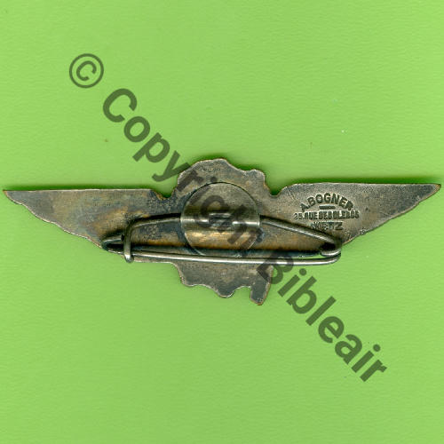 260e CIE AEROSTIERS ET OBSERVATION  BOGNER METZ Bol fenetre Dos lisse Src.Y.GENTY 147Eur(x3) 
