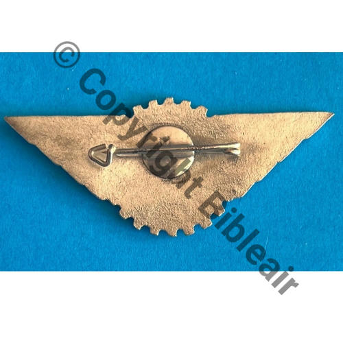279eme CIE AEROSTIERS  AB SM Bol poinconne Dos lisse irreg Bleu nuit cercle rouge Src.mesnil01 656Eur04.26 