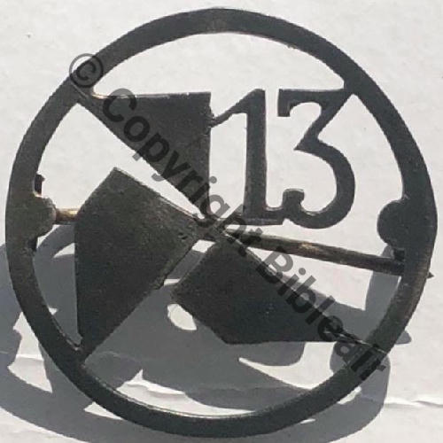 011  1920.30 BR.11 A0673NH 13eDRILLE 3.33eRAO 20.24 ou 4.33eRAM 24.30 MAYENCE  SM Eping bascule Dos lisse irreg ARGENT 2poincons Src.tonkinlaos 505Eur09.18 