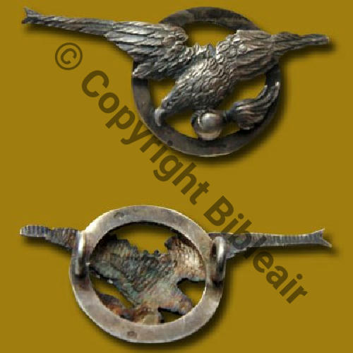 12.RAB  1920.32 2eDRILLE BR.126 12eRAB Fab BIJOUTIER ARGENT 2Poincons 2Anneaux Dos Embouti strie Src.valislaeta A.DENIS 401Eur11.15