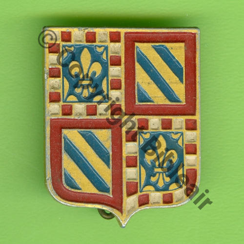 32.1  GBM I.32 BOURGOGNE Alu peint circa1945  A.AUGIS LYON 1Ligne 2Griffes Dos grenu Src.Y.GENTY 132Eur04.16 