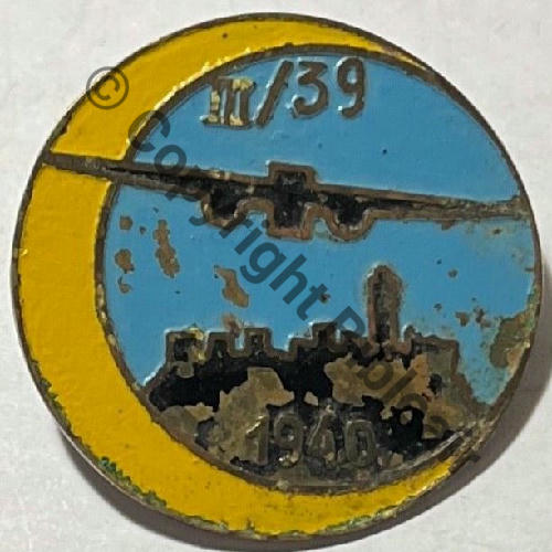39.3 NH EB.3.39 RAYAK SYRIE Peint  SM Eping Neuve soudee Dos lisse tres irreg Src.mesnil01 153Eur02.23 