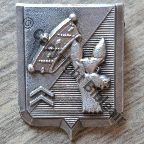 NH  EscadronALA II.2  SM Tambour Dos lisse irreg EALA.II.2 50.000 h de vol Paul CAZELLES en relief Src.philippe17580 313EurInv 