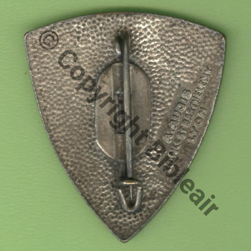 04e.EC 46 53 LUXEUIL INDO FRIEDRICHSHAFFEN PLUMES BEIGES  A.AUGIS ST.BARTH LYON 3Li Bol fenetre allonge Granuleux Src.Y.GENTY 128Eur(x4) 
