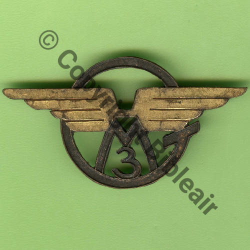 GM3 GROUPEMENT MIXTE CHASSE NUIT No3 08.1939 a 05.40  SM (DELANDE) Dos lisse irreg 2Anneaux Src.Y.GENTY 190Eur(x7) 