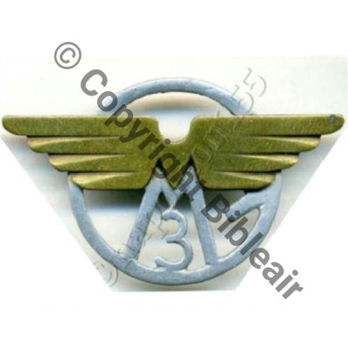 GM3 GROUPEMENT MIXTE CHASSE NUIT No3 08.1939 a 05.40  SM (DELANDE) Dos lisse irreg Eping 58x32mm Src.STELLA 138EurInv