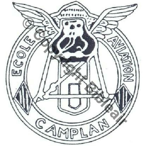 NH  ECOLE AVIATION CAMPLAN 1945  Cf.CUICH 