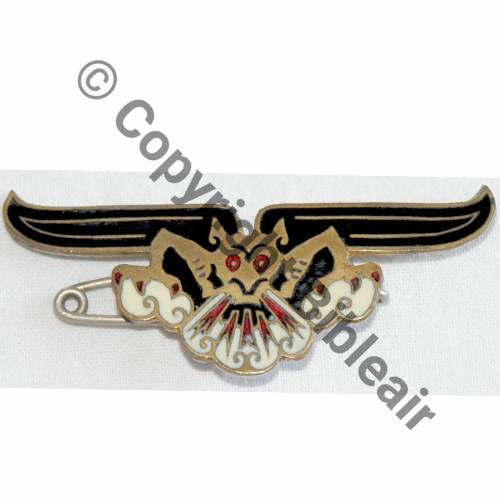 NH  ECOLE DE BOMBARDEMENT  CAZAUX AB P Dep 2Anneaux Dos lisse irreg Sc.B.LEMOINE +120Eur12.08