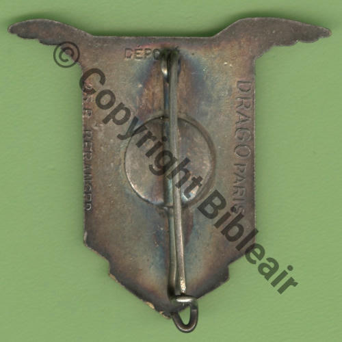 NH  ECOLE ELEMENTAIRE DE PILOTAGE 28 VENDOME   DrPBer Dep Bol Dos lisse Src.Y.GENTY 26Eur(x5) 