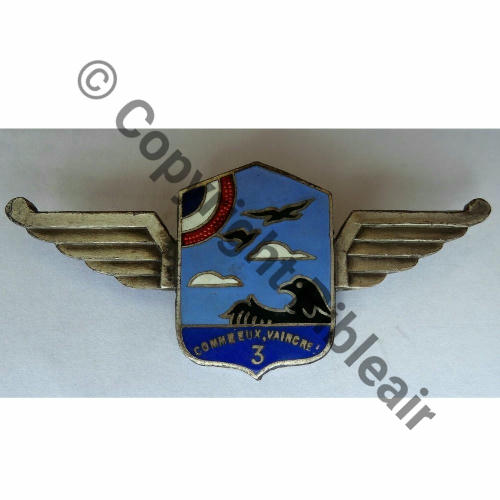 NH CENTRE INSTRUCTION CHASSE No3 ORAN 39.40  A.AUGIS LYON  2lignes Dos lisse 2Anneaux 26x60mm Src.broussard 118Eur(x3) 