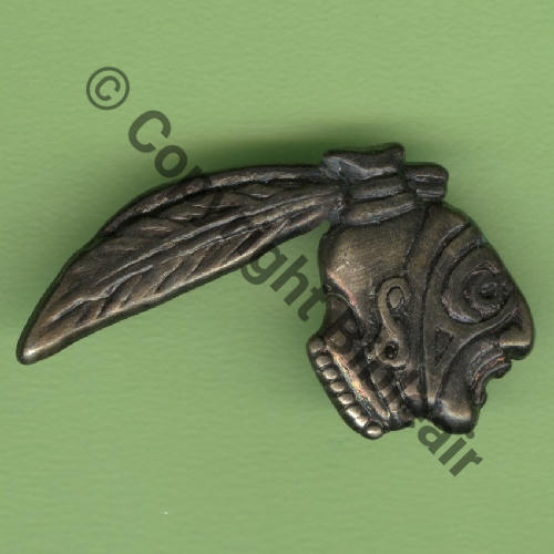124  COMMEMO SPA.124 1993 1PLUME BASSE 213e AEROSQUADRON BRONZE  SM Bol fenetre petit Dos grains irreg Grave LAFAYETTE 1993 35x20mm Src.Y.GENTY 24Eur(x2) 