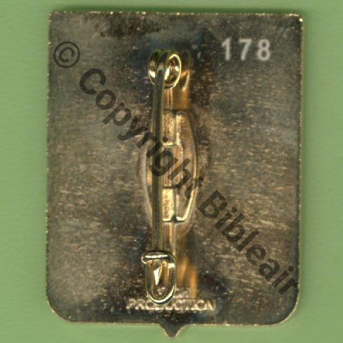 A1047NH NN  75e ANNIV NN  PATCH PRODUCTION Bol fenetre oval Dos lisse No178 Src.Y.GENTY 30Eur08.17 