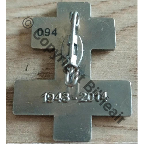 A1248  2014 A1248NH  DISSOLUTION ER.2.33 A1248NH  SM Bol fenetre oval tronque Dos lisse irreg 1943.2014 en relief No94 Src.samuel64 91Eur(x2) 