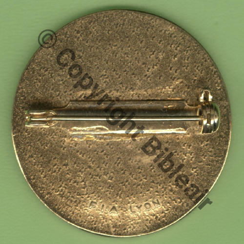 PHENIX EQUIPE REPRESENTATION PARA AA  FIA Lyon Tambour Dos lisse irreg scintillant Src.Y.GENTY 45Eur 05.22 