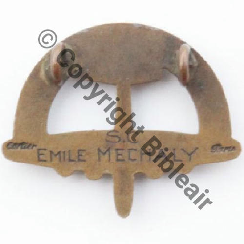 GROUPES LOURDS 3134.EMGA  SGC MECHALY Emile SQUADRON 346 GUYENNE  CARTIER PARIS 2Anneaux Dos lisse  Collect ZERDOUNE VERSO 
