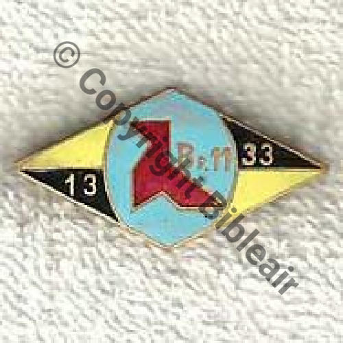 33.3.13  1920.24 13eDRILLE 3eGp 33eRAO BR.11  SM Eping bascule Dos lisse 38x20mm Sc.rpima33 458Eur06.09