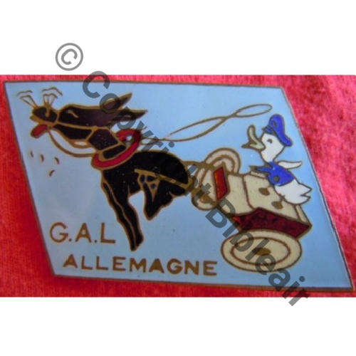 NH GAL GROUPE AERIEN DE LIAISON ALLEMAGNE  CHOBILLON SM Bol pastille Dos lisse No301 Src.francemilitaria 600EurInv 
