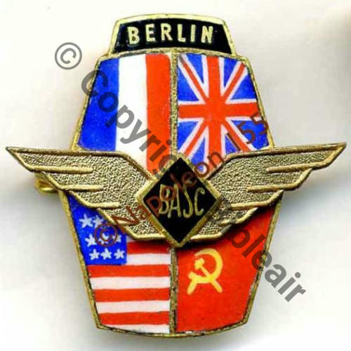 NH Base Allied Safety Control  BERLIN FRANCE GB  SM Bol fenetre Dos irreg Sc.STELLA 54Eur10.06  