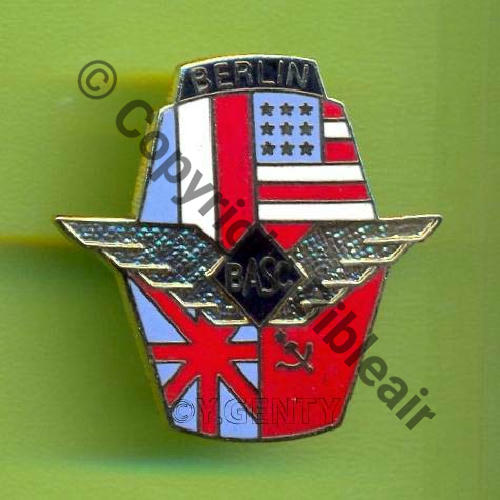 NH Base Allied Safety Control  BERLIN FRANCE USA  SM Tambour Dos lisse  Src.Y.GENTY 78Eur(x2) 